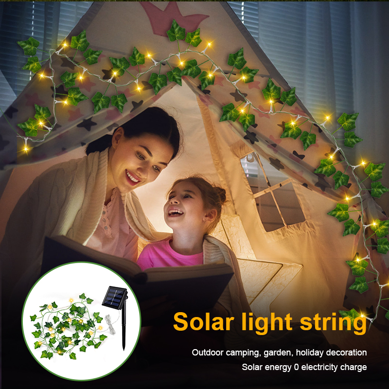 HCP162 太阳能树叶灯串